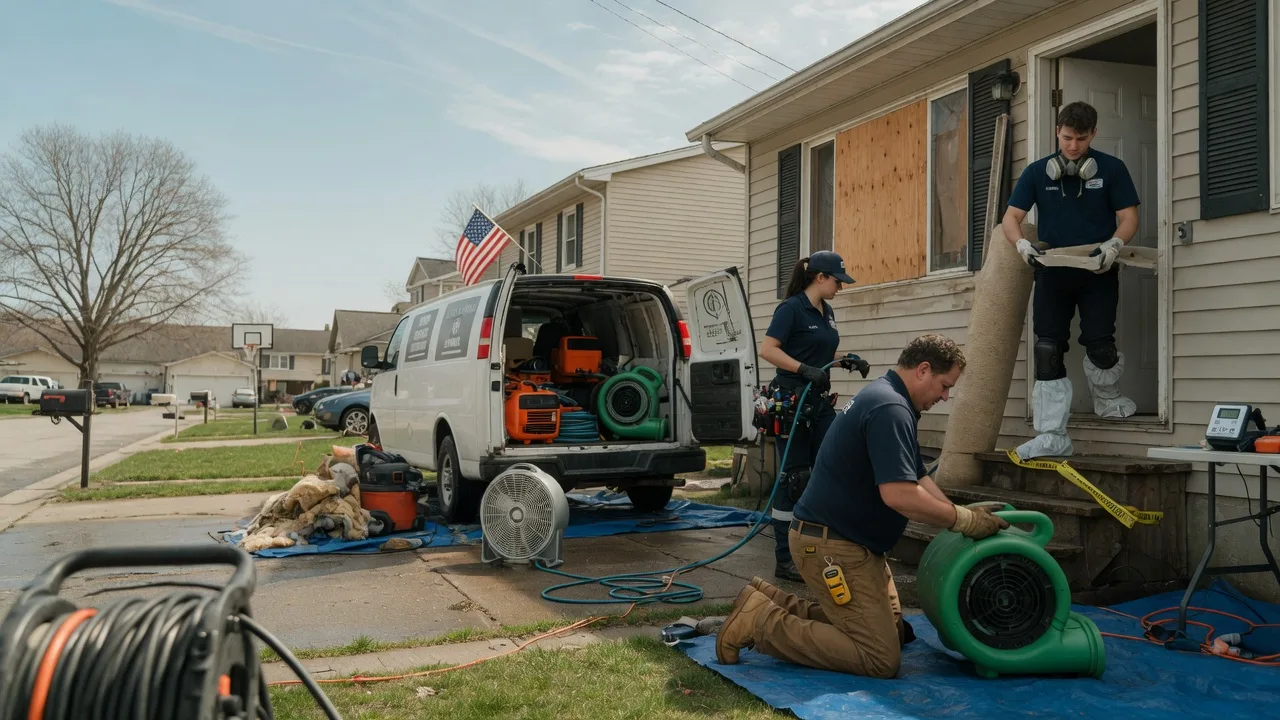 Water Damage Restoration in Owaneco, IL near me